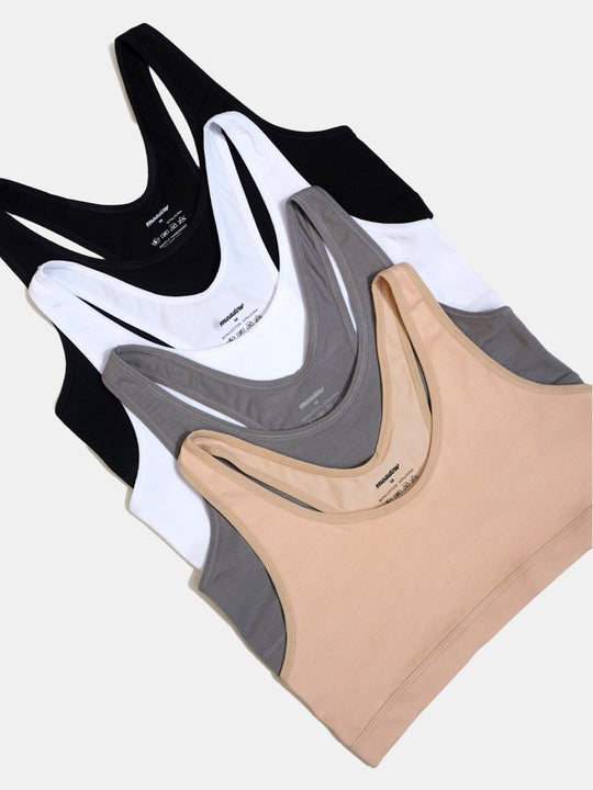 Glide Cotton Racerback Bralette
