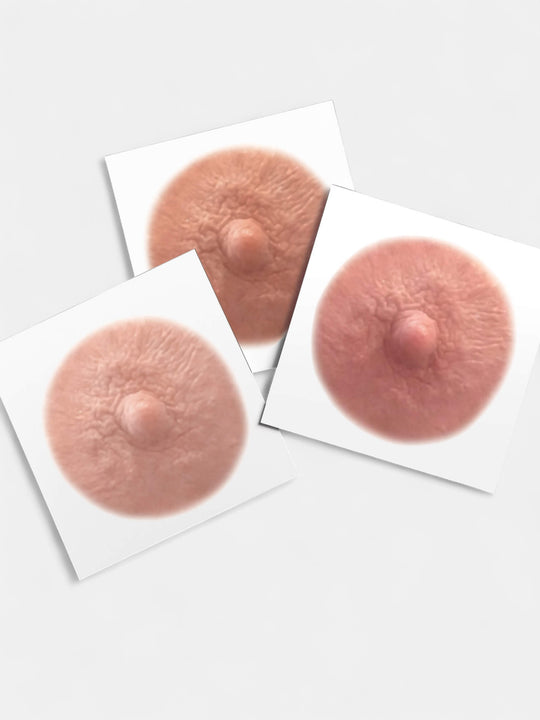 LIGHT VARIETY PACK  - Temporary Nipple Tattoos for Mastectomy Restoration