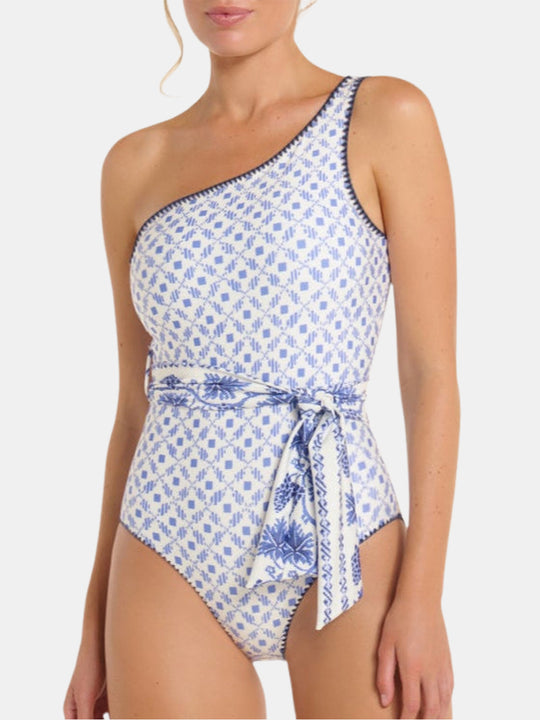 Johanna One-piece Swimsuit in Santorini Dots