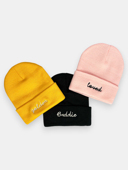 Stage + Portt Embroidered Beanies