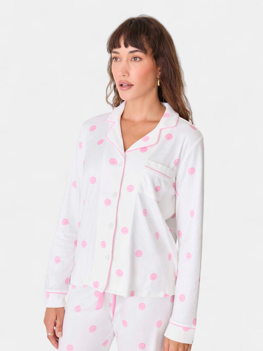 Susan G. Komen Choose Happy Long Sleeve PJ Top