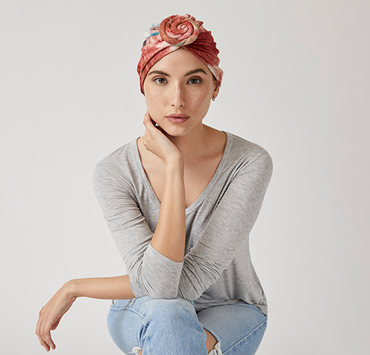 women wearing a turban - breast cancer treatment