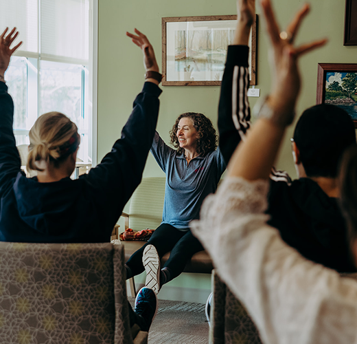 Breast cancer integrative therapy session