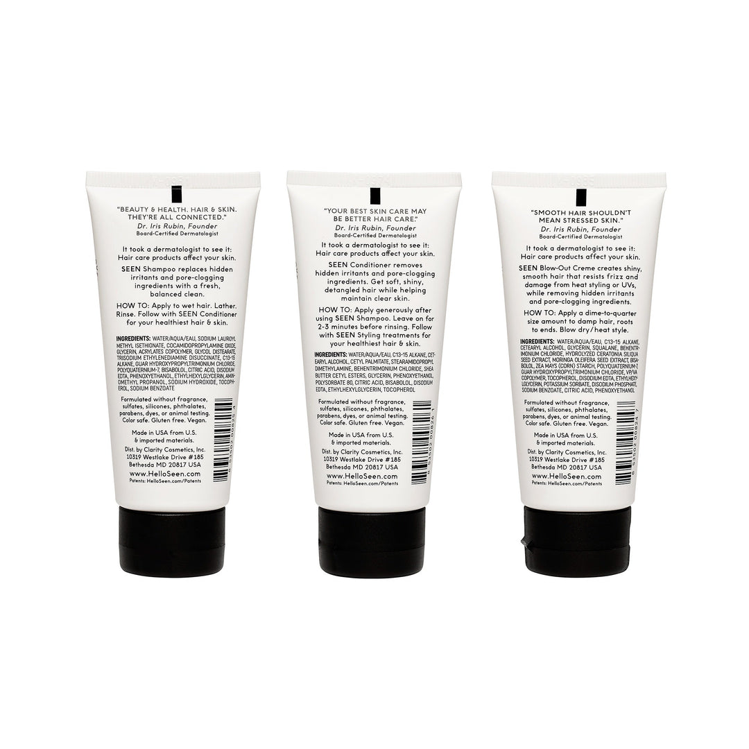 SEEN Travel Trio, Fragrance Free