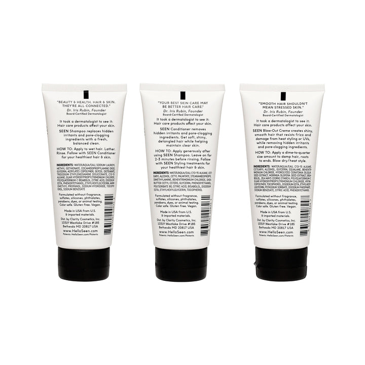 SEEN Travel Trio, Fragrance Free