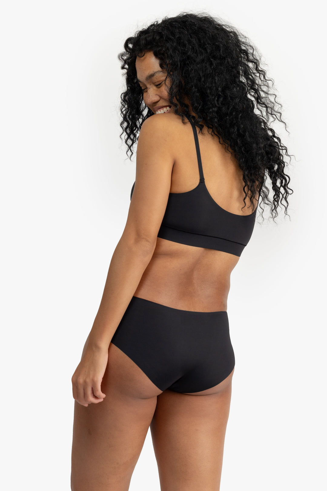 Soft Seamless Briefs with Embroidery