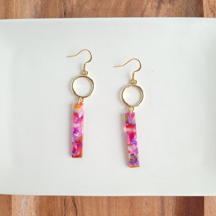 Isabella Earrings - Paradise Pink
