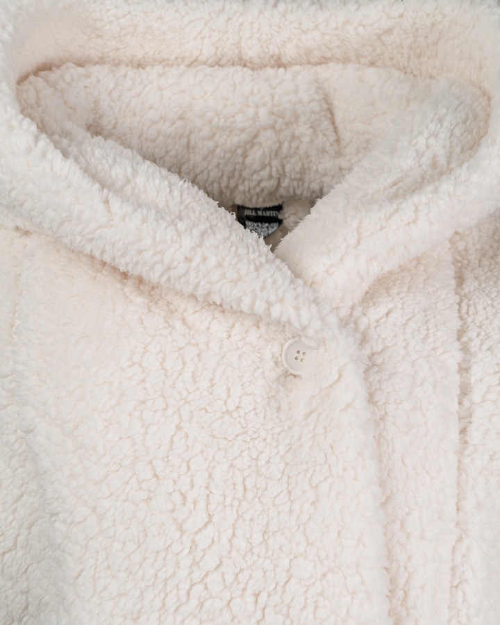 The Warrior Effect™ by Jill Martin Chenille Logo Sherpa Lounger Jacket