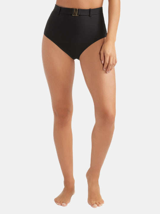 Lucia High Waisted Belted Two-Piece Bottom