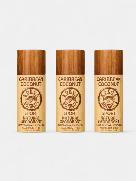 3 Pack Natural Deodorant - Choose Your Variety - Aluminum-Free