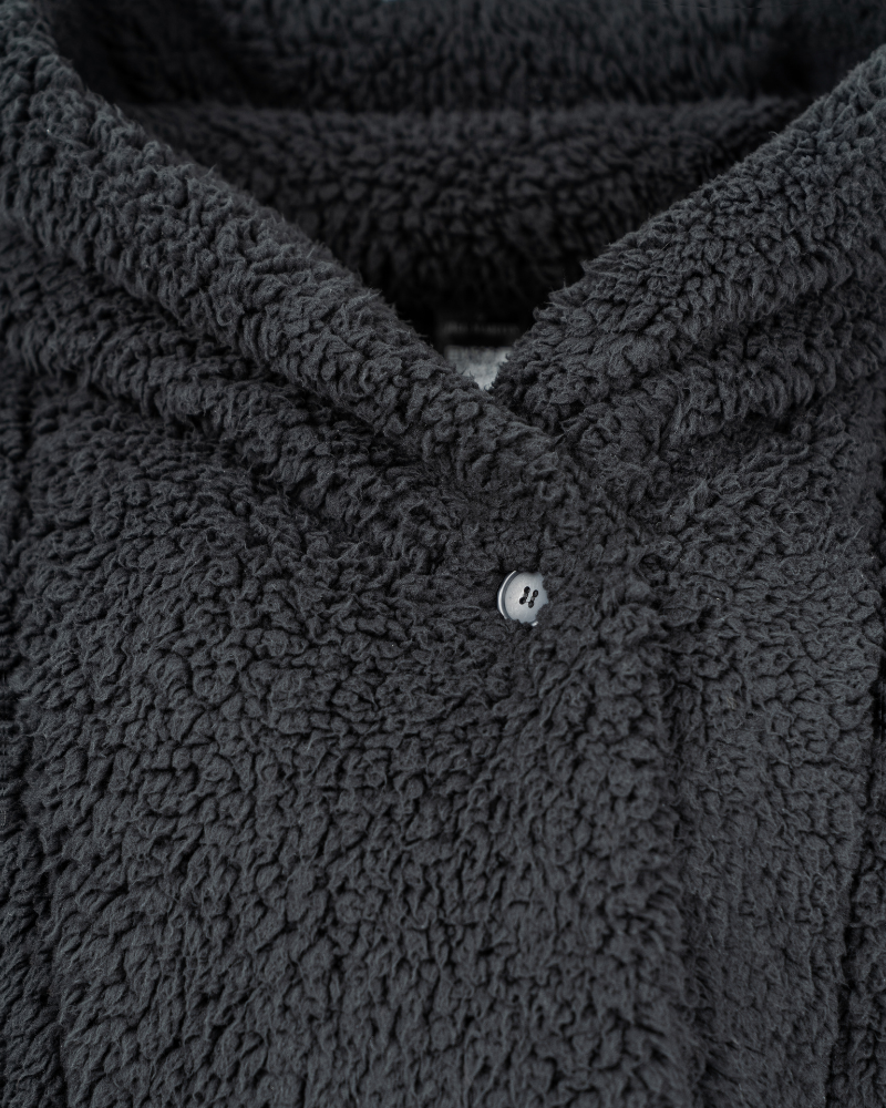 The Warrior Effect™ by Jill Martin Bedazzled Logo Cropped Sherpa Lounger Jacket