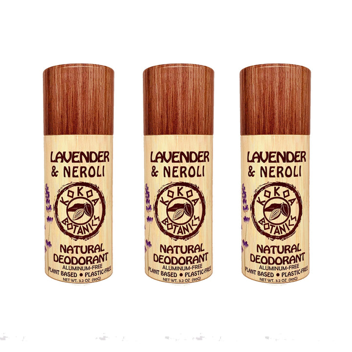 LAVENDER & NEROLI - Natural Deodorant - Sport - Aluminum-Free - Plastic-Free 3.2 oz