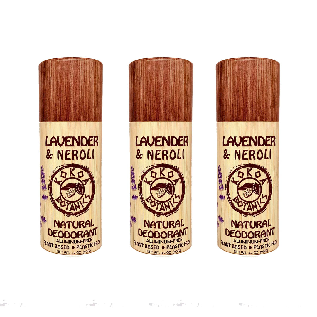 3 Pack Natural Deodorant - Choose Your Variety - Aluminum-Free