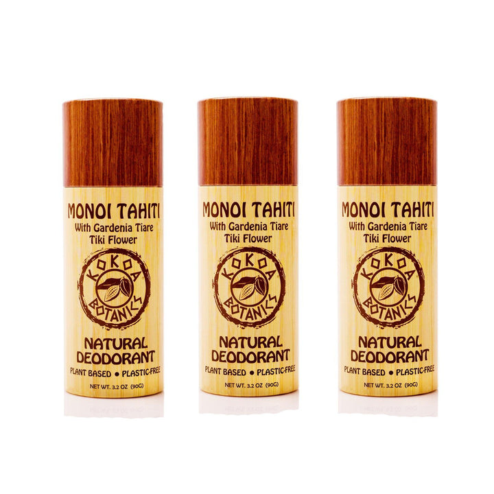 3 Pack Natural Deodorant - Choose Your Variety - Aluminum-Free
