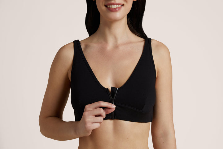 Wireless Zip Front Bra