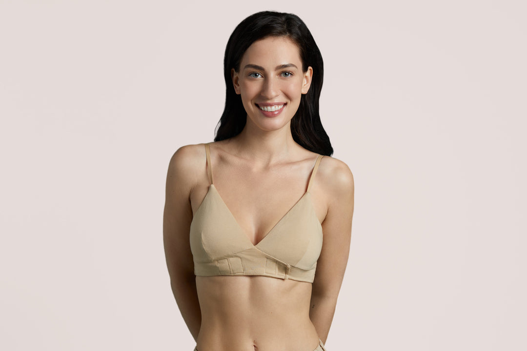 Front Fastening Bra with VELCRO® Brand Fasteners