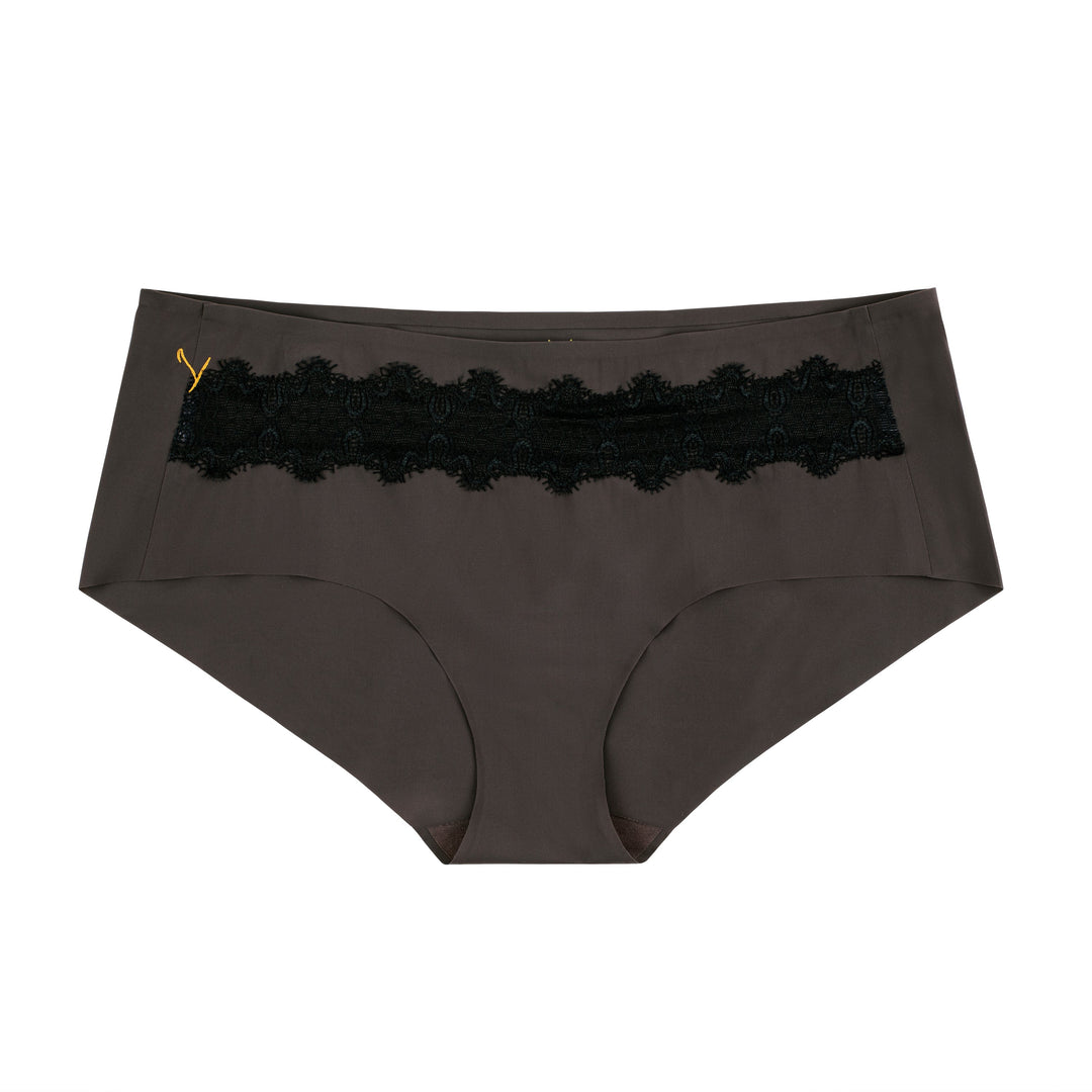 Soft Seamless Briefs with Lace