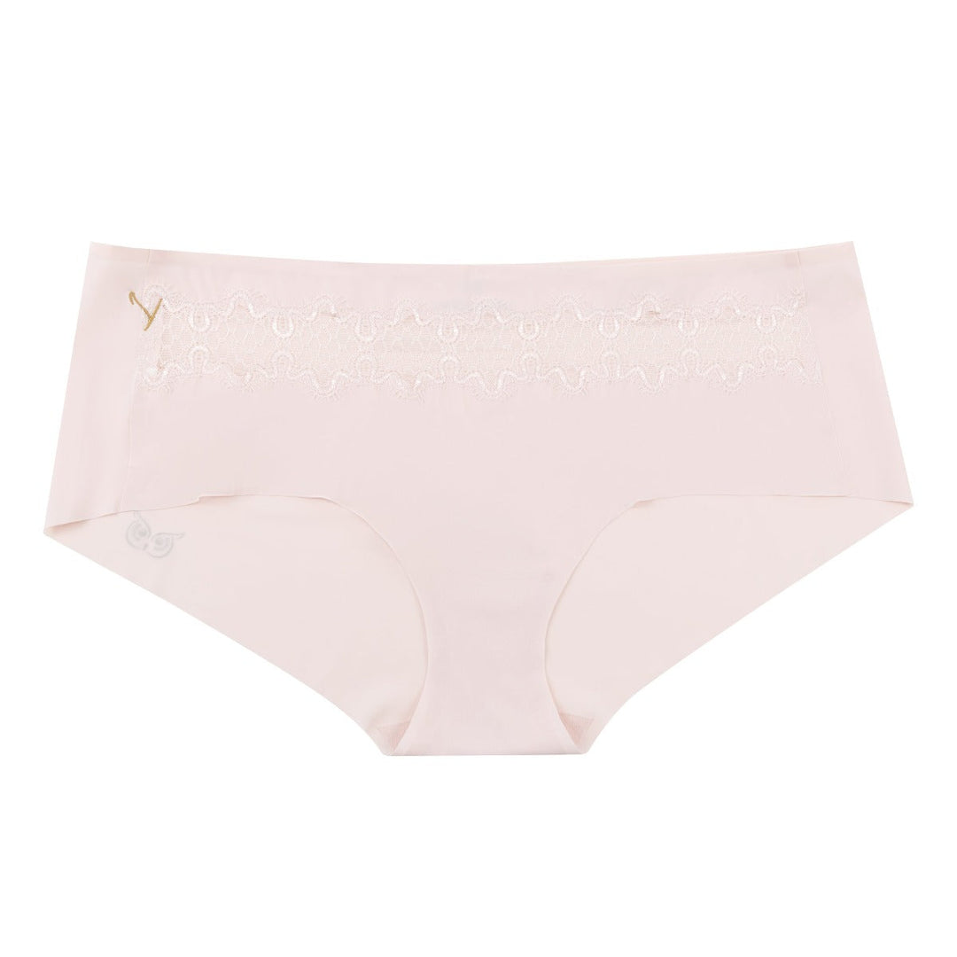 Soft Seamless Briefs with Lace