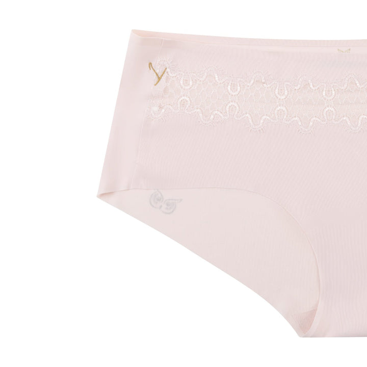Soft Seamless Briefs with Lace
