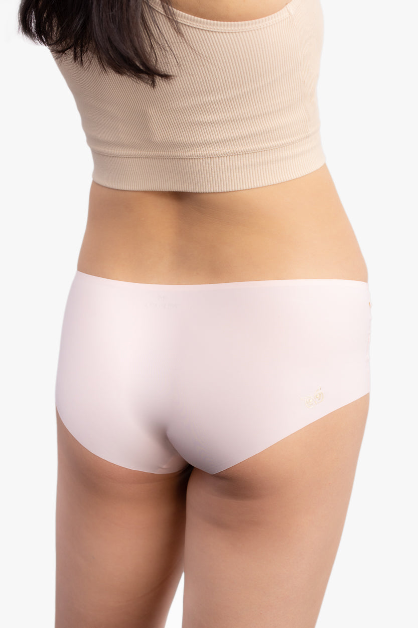Soft Seamless Briefs with Lace