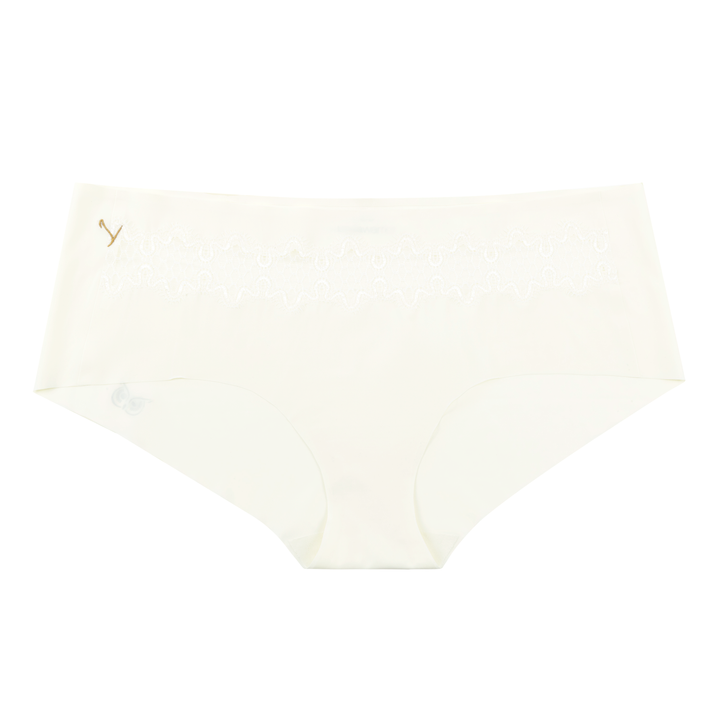 Soft Seamless Briefs with Lace