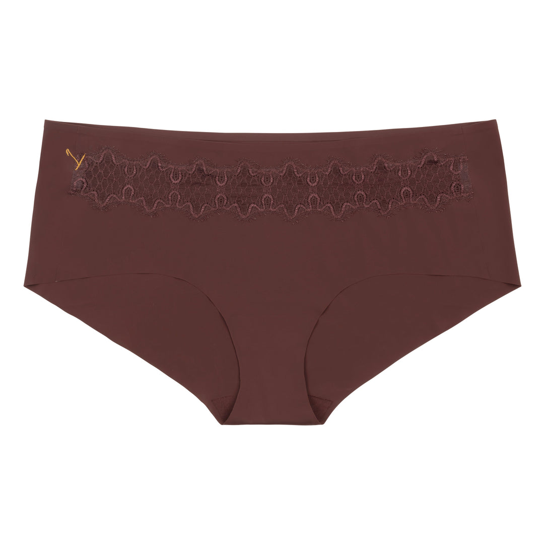 Soft Seamless Briefs with Lace
