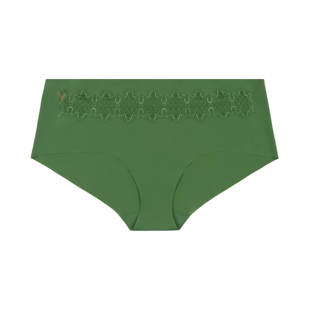 Soft Seamless Briefs with Lace