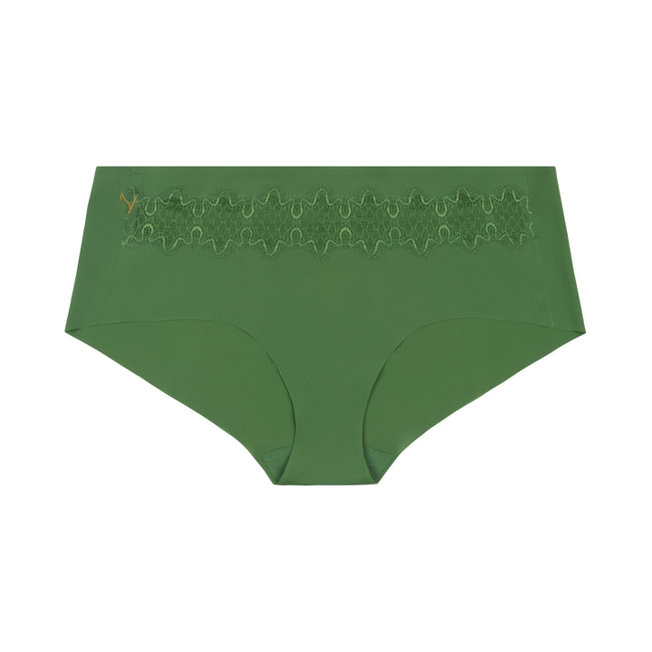 Soft Seamless Briefs with Lace