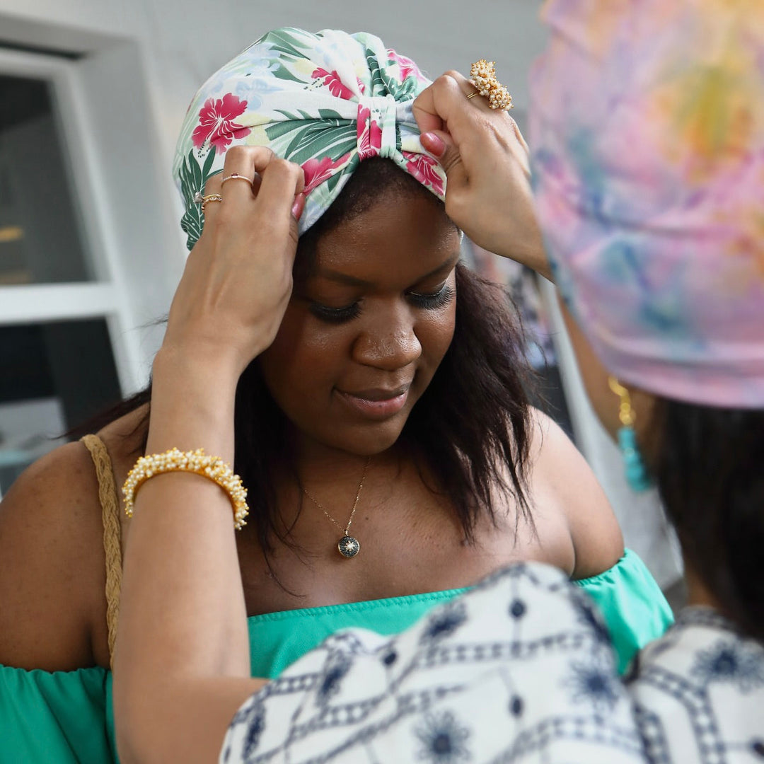 CRT - Satin Lined Cotton Turban