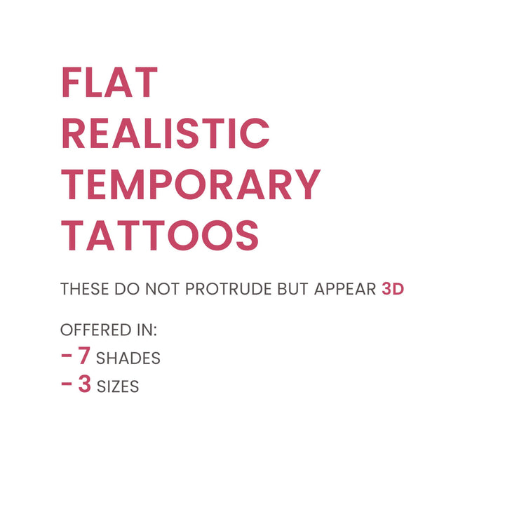 MAHOGANY - Temporary Nipple Tattoos for Mastectomy Restoration