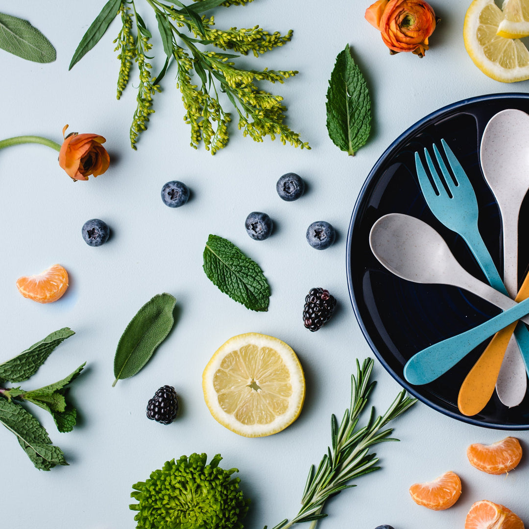 KNORK Eco 24 Pack Bamboo Flatware Set