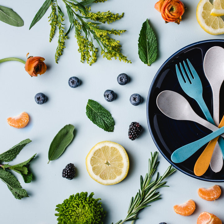 KNORK Eco 24 Pack Bamboo Flatware Set