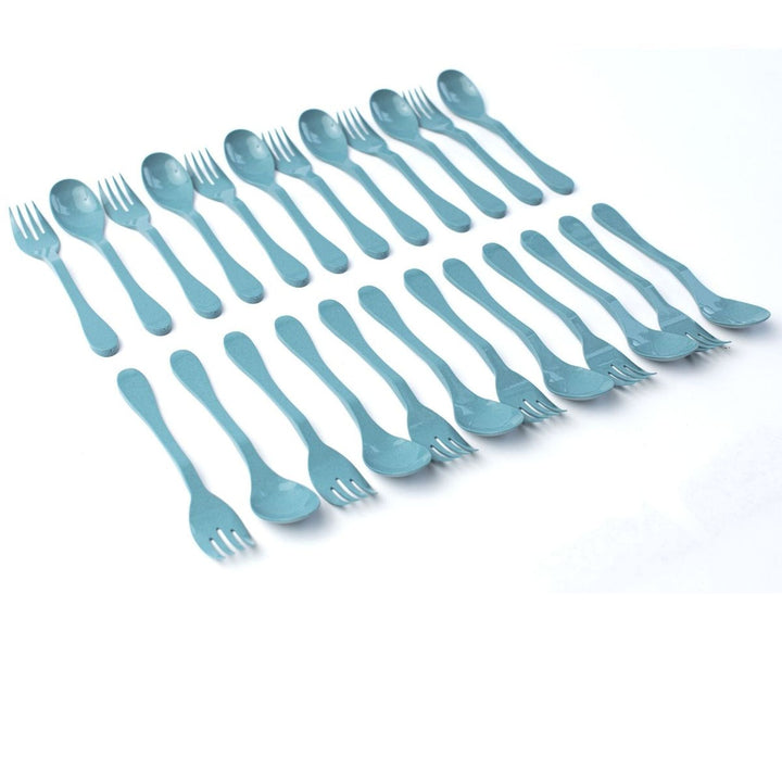 KNORK Eco 24 Pack Bamboo Flatware Set