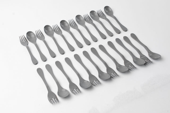 KNORK Eco 24 Pack Bamboo Flatware Set