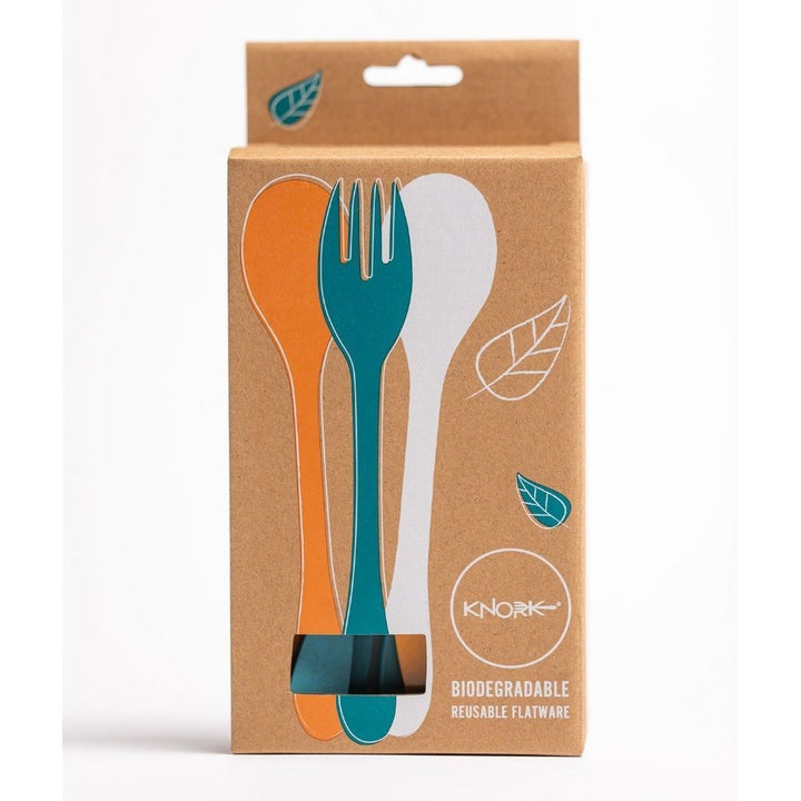 KNORK Eco 24 Pack Bamboo Flatware Set