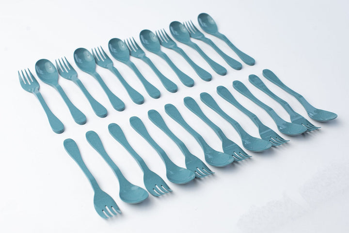 KNORK Eco 24 Pack Bamboo Flatware Set
