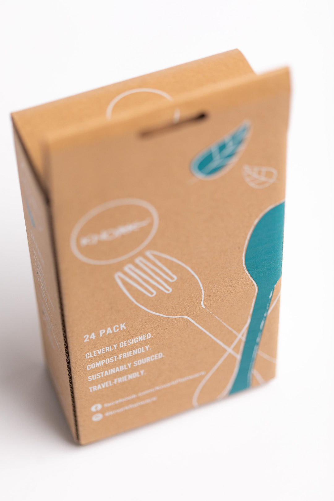 KNORK Eco 24 Pack Bamboo Flatware Set