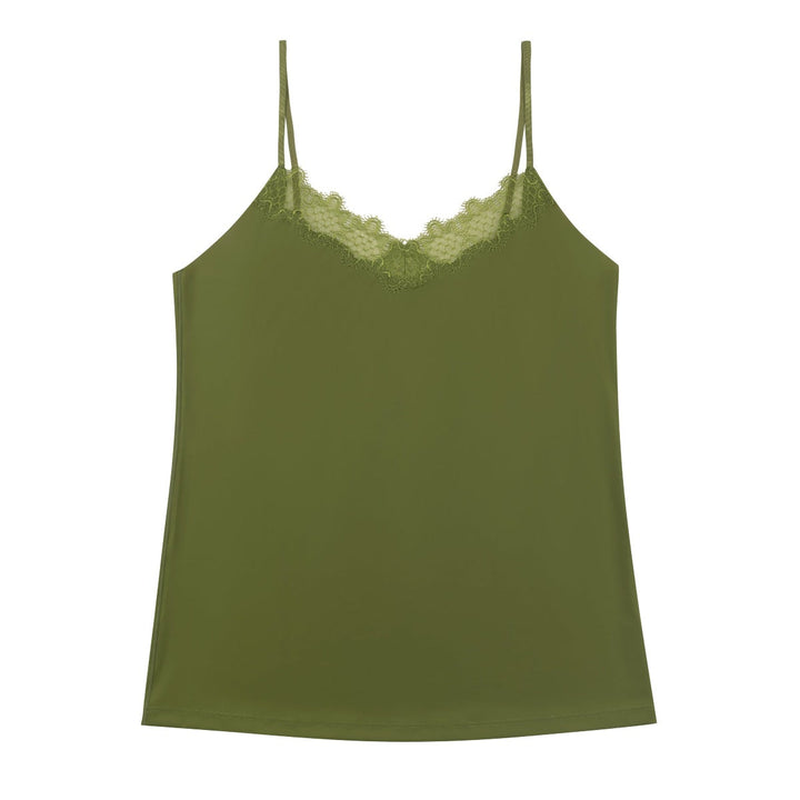 Soft Seamless Camisole with Lace