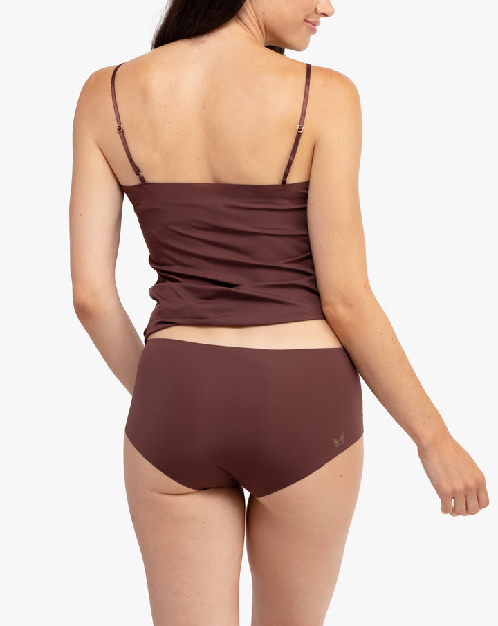 Soft Seamless Briefs with Lace