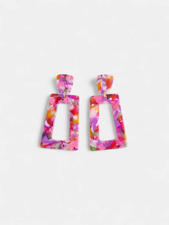 Avery Earrings - Paradise Pink