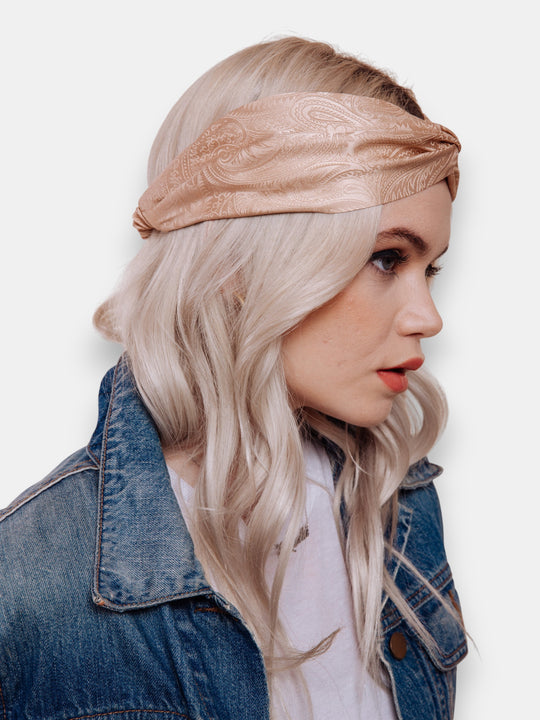 Baby Love: Nude - Headwrap