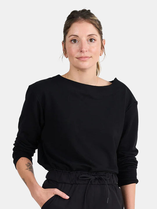 Women’s Black Chemotherapy Long-Sleeved Shirt