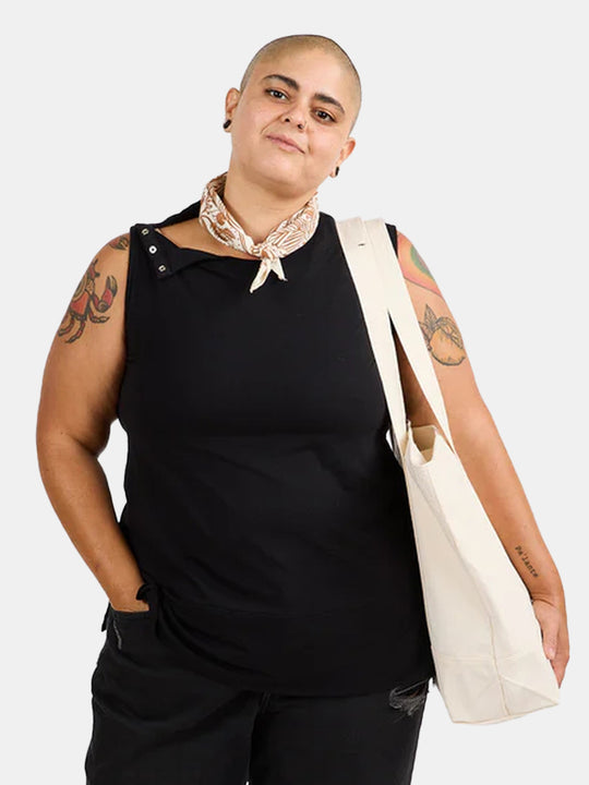 Women’s Black Chemotherapy Tank Top