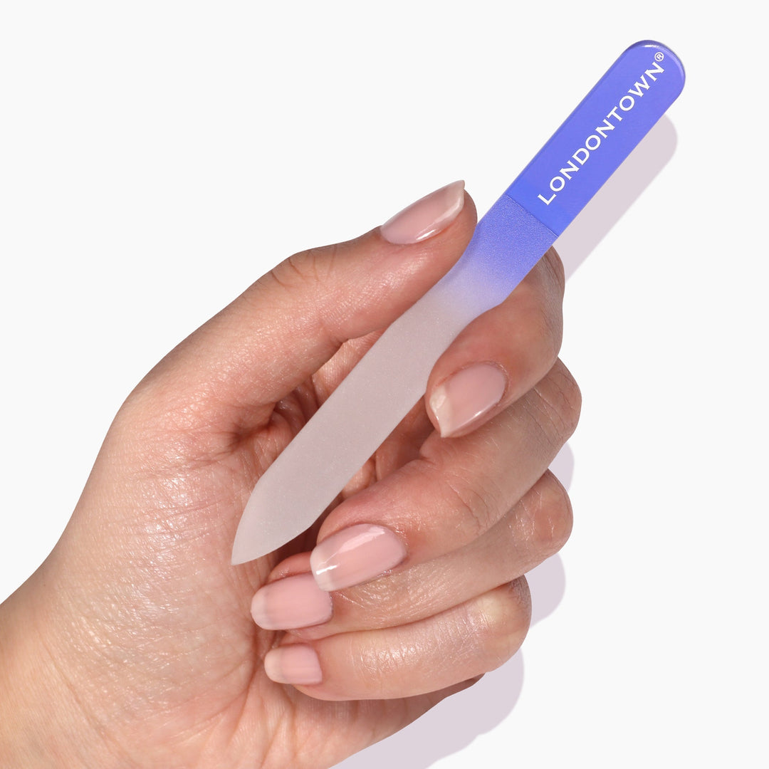 Lilac Glass Nail File