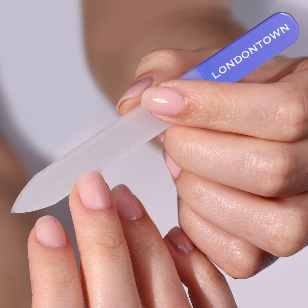 Lilac Glass Nail File