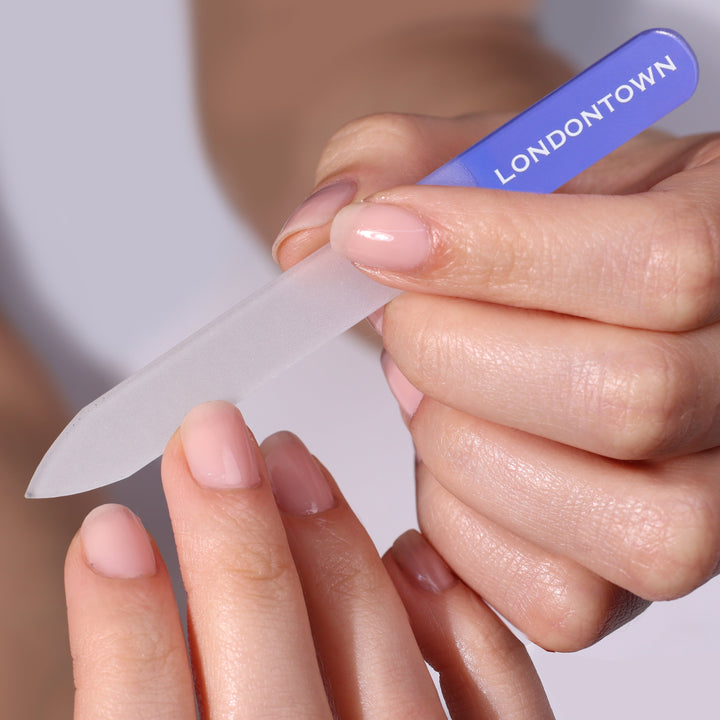 Lilac Glass Nail File