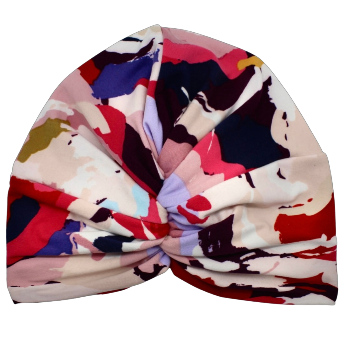 CRT - Modern Floral Twist Knot Turban
