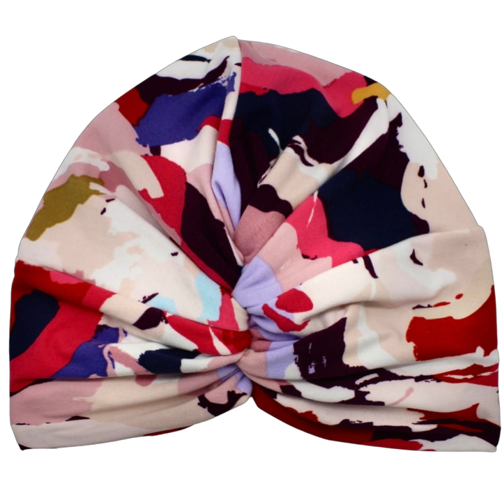 CRT - Modern Floral Twist Knot Turban
