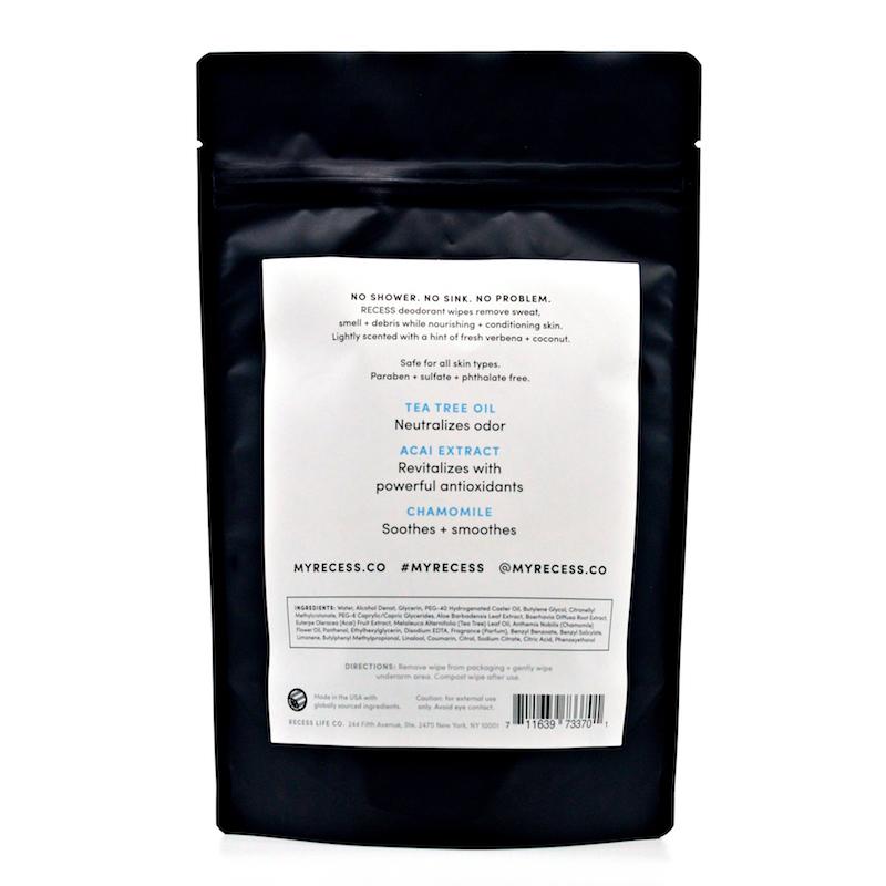 BODY 101: Deodorant Wipes (Pack of 15)