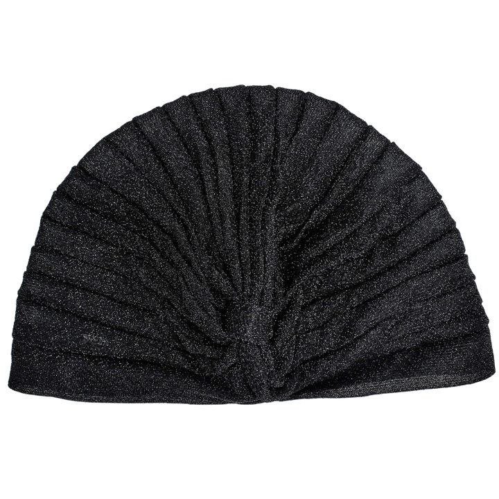 CRT - Semi-Sheer Shimmery Pleated Turban